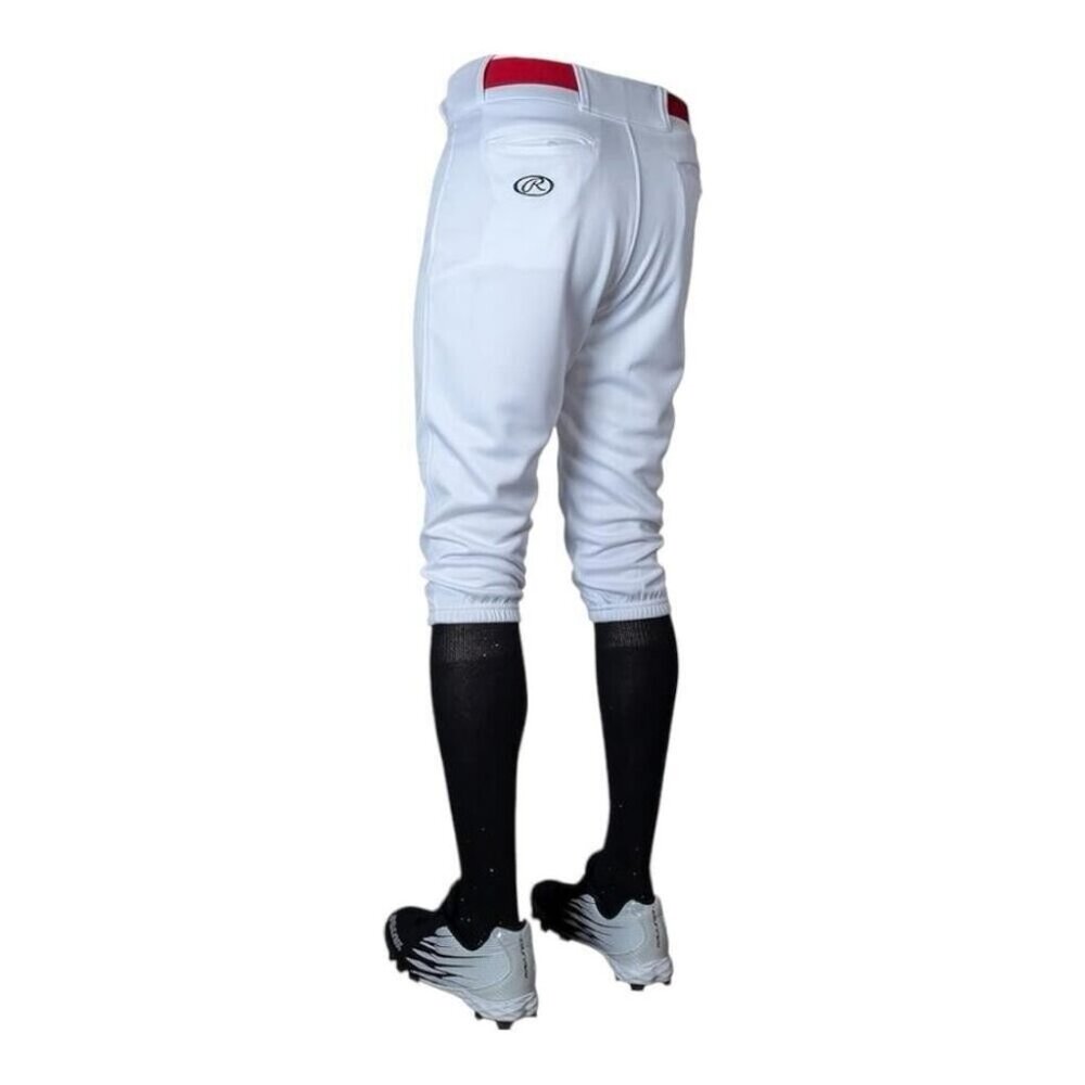 Rawlings Men's Knee High Baseball-pants Knickers White - Large